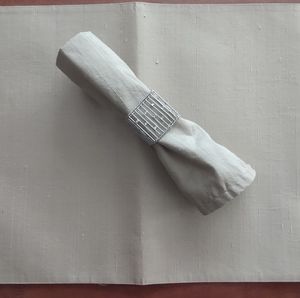 Matching cloth napkins and placemats